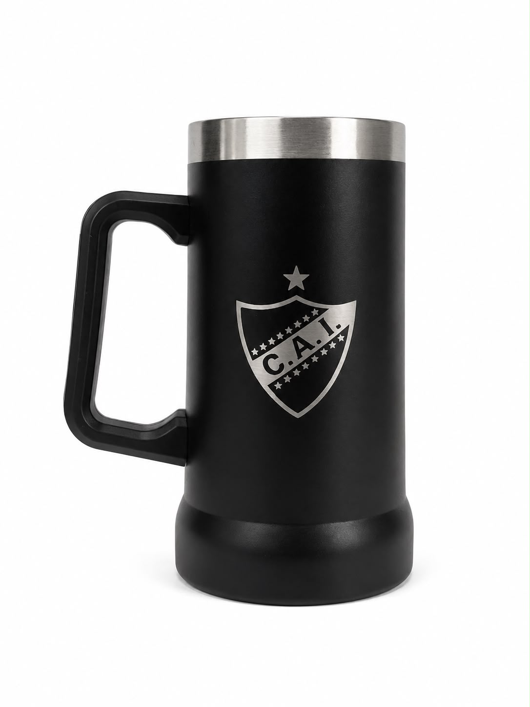 Vaso chop de acero inoxidable negro